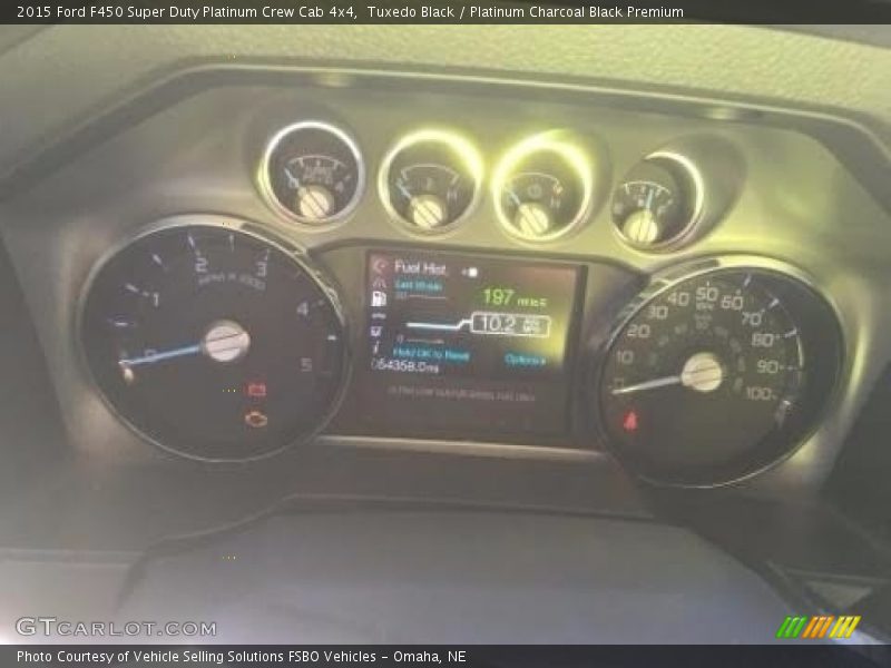 Tuxedo Black / Platinum Charcoal Black Premium 2015 Ford F450 Super Duty Platinum Crew Cab 4x4
