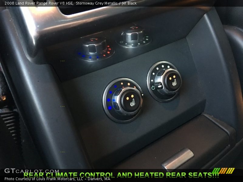 Stornoway Grey Metallic / Jet Black 2008 Land Rover Range Rover V8 HSE