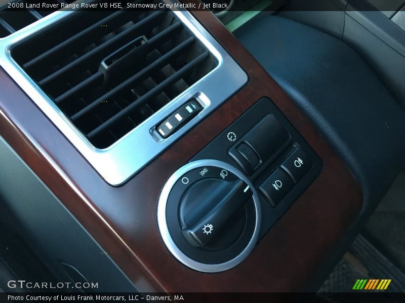 Stornoway Grey Metallic / Jet Black 2008 Land Rover Range Rover V8 HSE