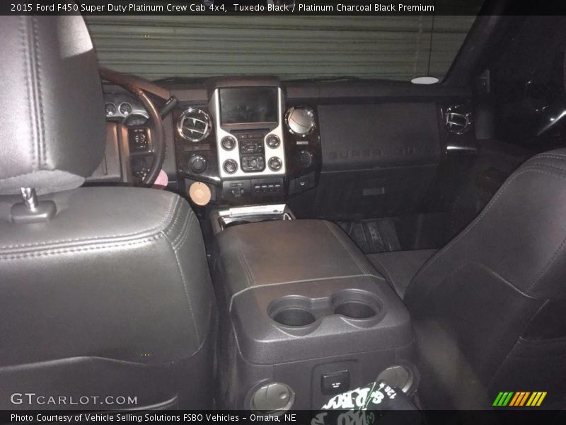 Tuxedo Black / Platinum Charcoal Black Premium 2015 Ford F450 Super Duty Platinum Crew Cab 4x4