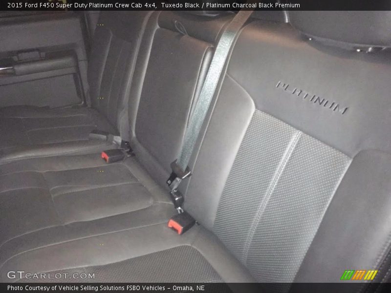 Tuxedo Black / Platinum Charcoal Black Premium 2015 Ford F450 Super Duty Platinum Crew Cab 4x4