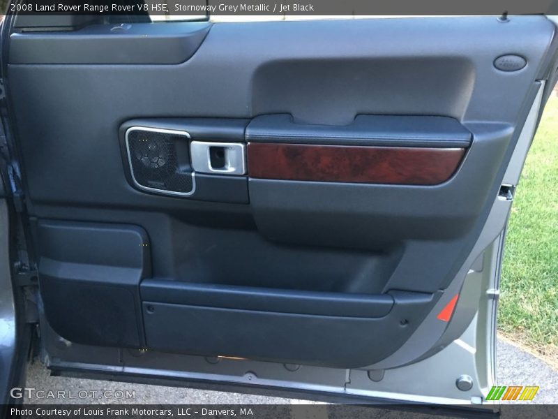 Stornoway Grey Metallic / Jet Black 2008 Land Rover Range Rover V8 HSE