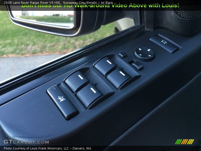 Stornoway Grey Metallic / Jet Black 2008 Land Rover Range Rover V8 HSE