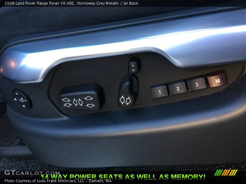 Stornoway Grey Metallic / Jet Black 2008 Land Rover Range Rover V8 HSE