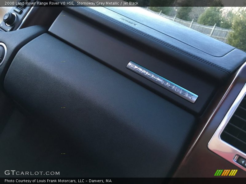 Stornoway Grey Metallic / Jet Black 2008 Land Rover Range Rover V8 HSE