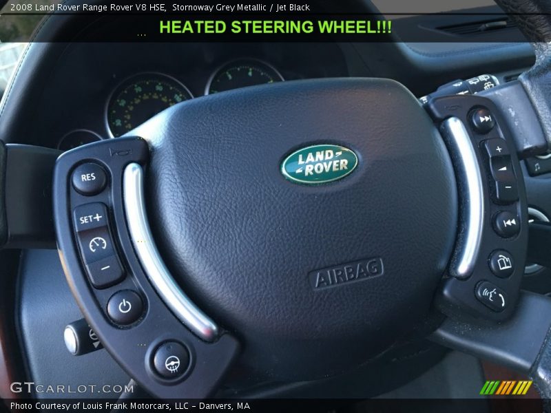 Stornoway Grey Metallic / Jet Black 2008 Land Rover Range Rover V8 HSE