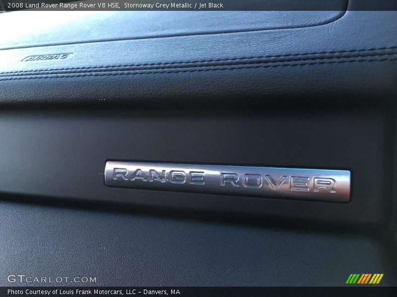 Stornoway Grey Metallic / Jet Black 2008 Land Rover Range Rover V8 HSE