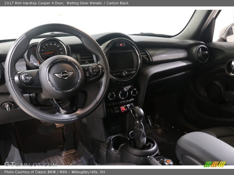 Melting Silver Metallic / Carbon Black 2017 Mini Hardtop Cooper 4 Door