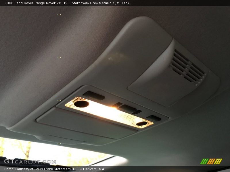 Stornoway Grey Metallic / Jet Black 2008 Land Rover Range Rover V8 HSE