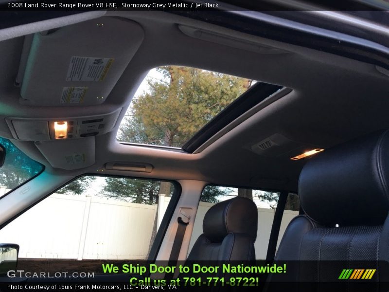 Stornoway Grey Metallic / Jet Black 2008 Land Rover Range Rover V8 HSE