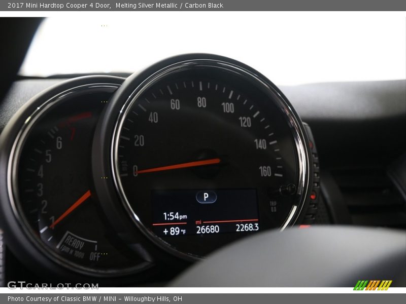 Melting Silver Metallic / Carbon Black 2017 Mini Hardtop Cooper 4 Door