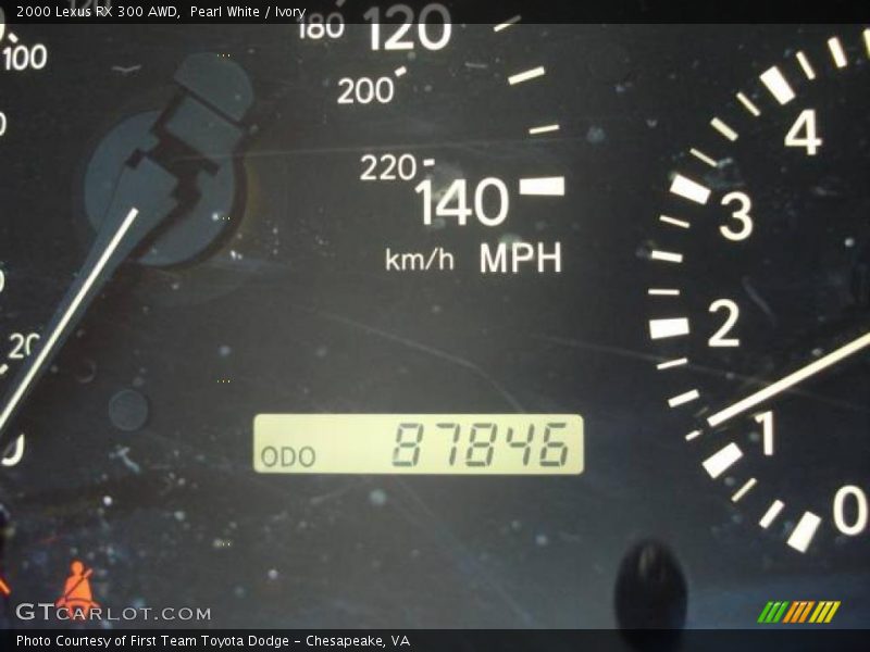 Pearl White / Ivory 2000 Lexus RX 300 AWD
