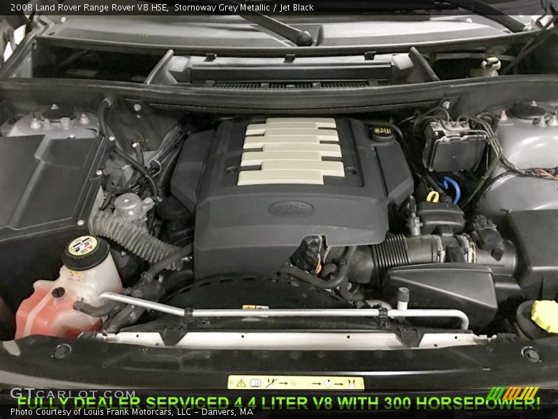 Stornoway Grey Metallic / Jet Black 2008 Land Rover Range Rover V8 HSE
