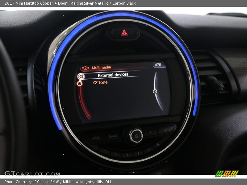 Melting Silver Metallic / Carbon Black 2017 Mini Hardtop Cooper 4 Door