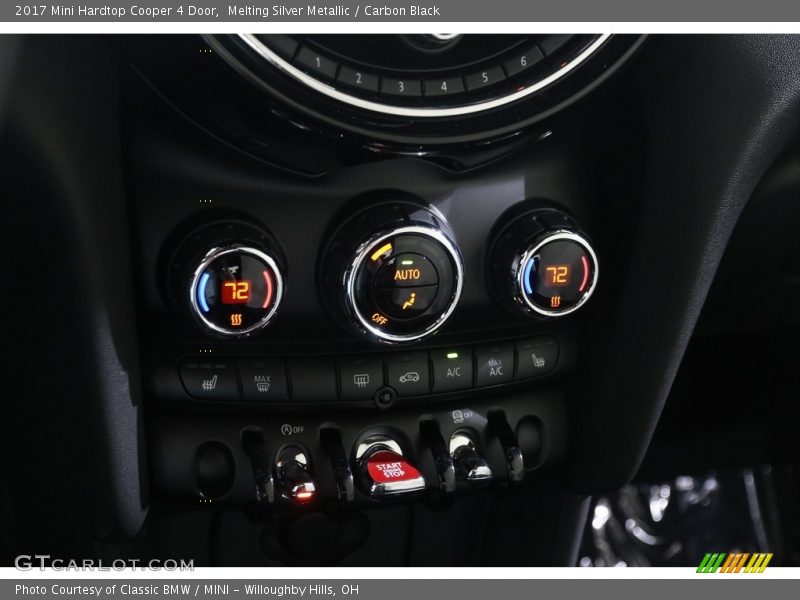 Melting Silver Metallic / Carbon Black 2017 Mini Hardtop Cooper 4 Door