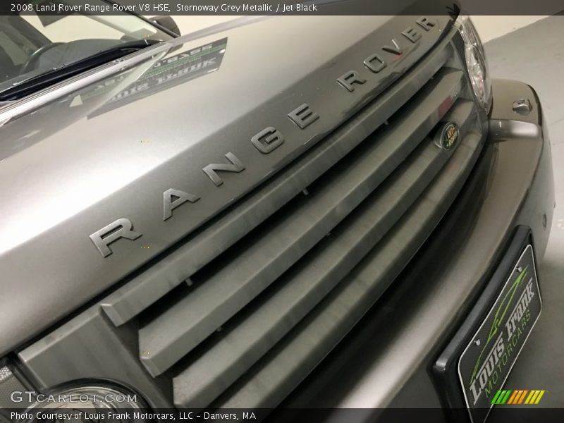 Stornoway Grey Metallic / Jet Black 2008 Land Rover Range Rover V8 HSE