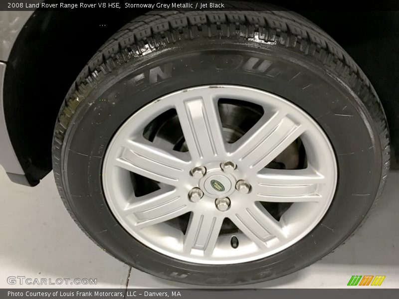Stornoway Grey Metallic / Jet Black 2008 Land Rover Range Rover V8 HSE