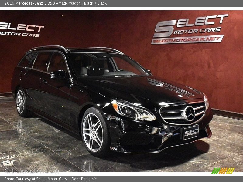 Black / Black 2016 Mercedes-Benz E 350 4Matic Wagon