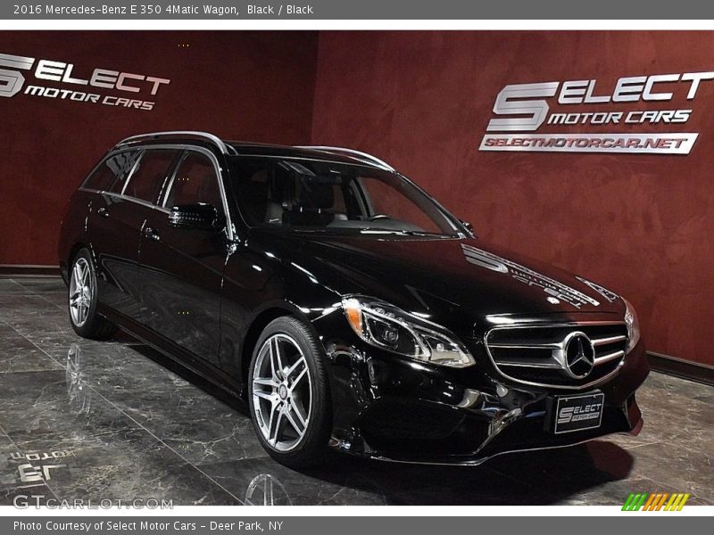 Black / Black 2016 Mercedes-Benz E 350 4Matic Wagon