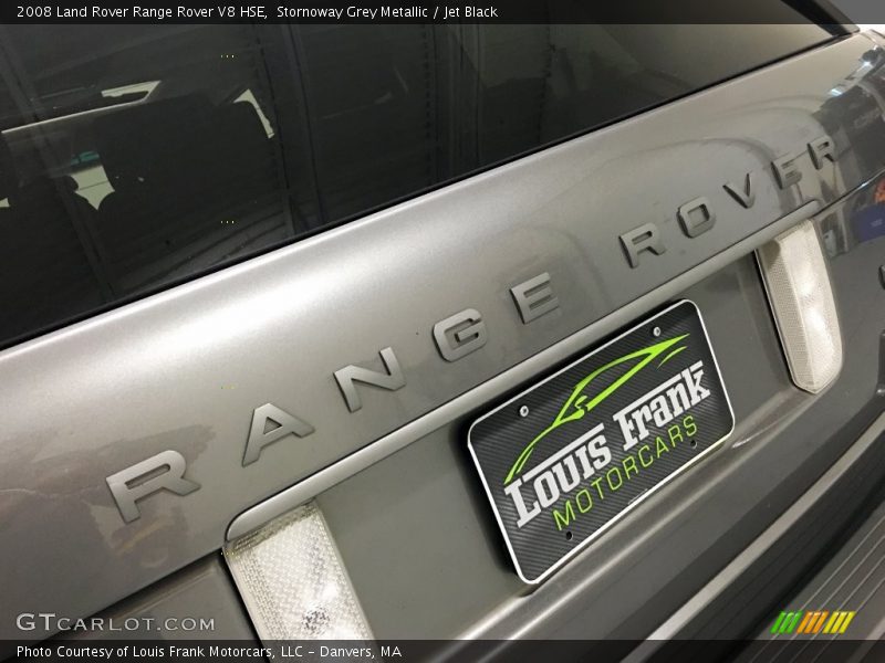 Stornoway Grey Metallic / Jet Black 2008 Land Rover Range Rover V8 HSE
