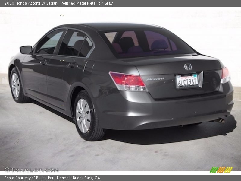 Polished Metal Metallic / Gray 2010 Honda Accord LX Sedan