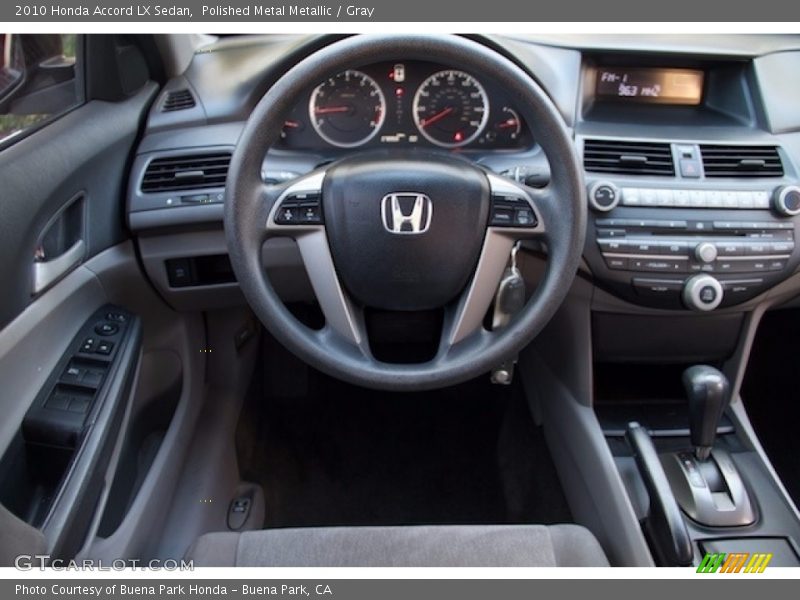 Polished Metal Metallic / Gray 2010 Honda Accord LX Sedan