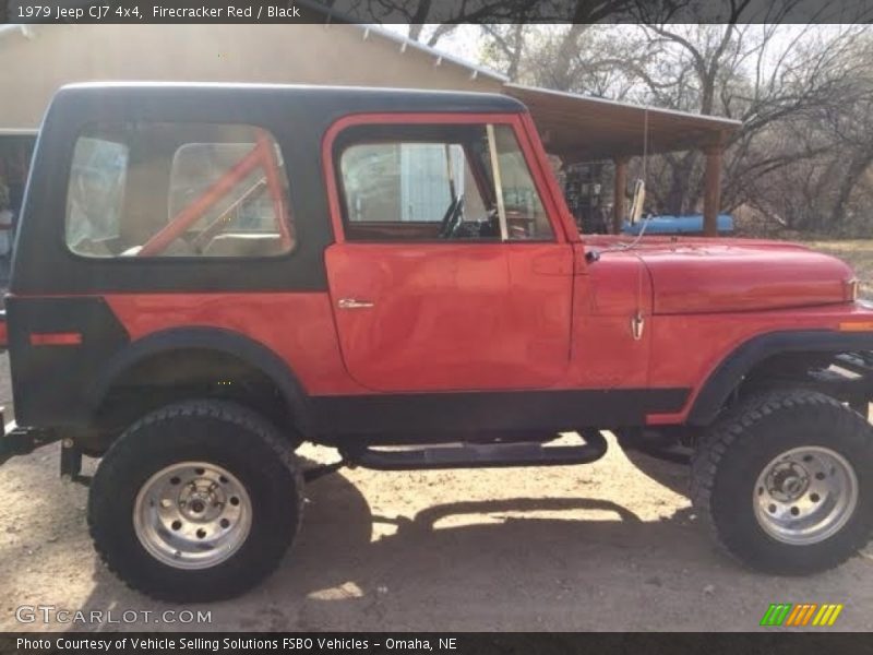 Firecracker Red / Black 1979 Jeep CJ7 4x4