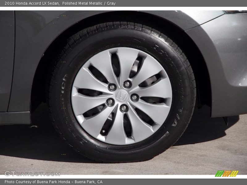 Polished Metal Metallic / Gray 2010 Honda Accord LX Sedan