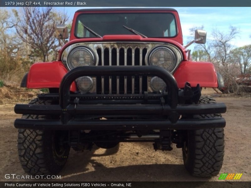 Firecracker Red / Black 1979 Jeep CJ7 4x4