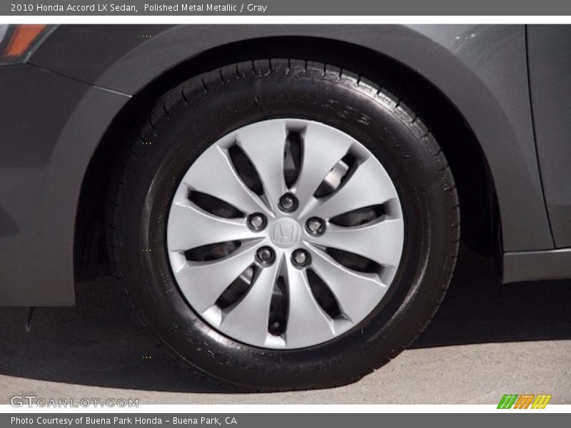 Polished Metal Metallic / Gray 2010 Honda Accord LX Sedan