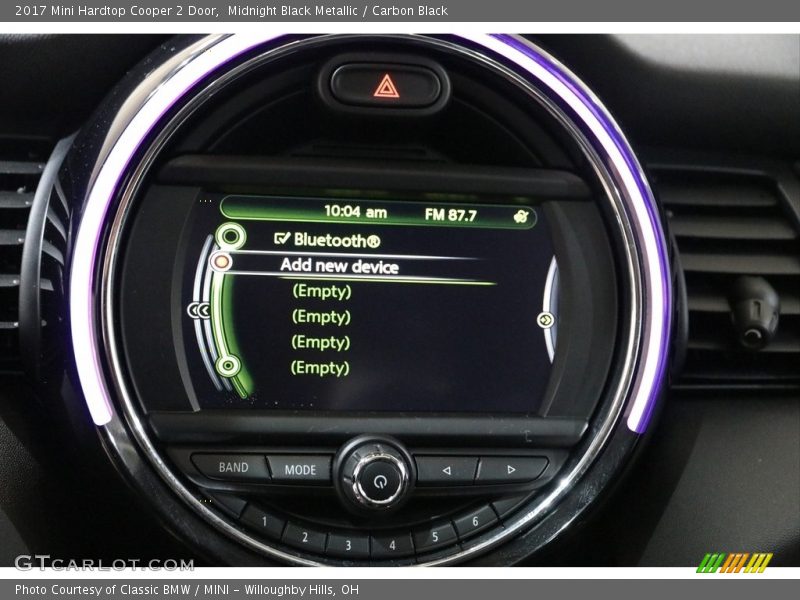 Midnight Black Metallic / Carbon Black 2017 Mini Hardtop Cooper 2 Door