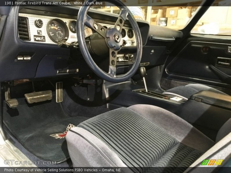  1981 Firebird Trans Am Coupe Dark Blue Interior