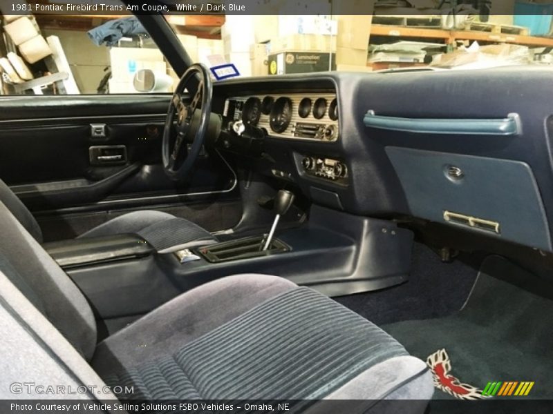 Front Seat of 1981 Firebird Trans Am Coupe