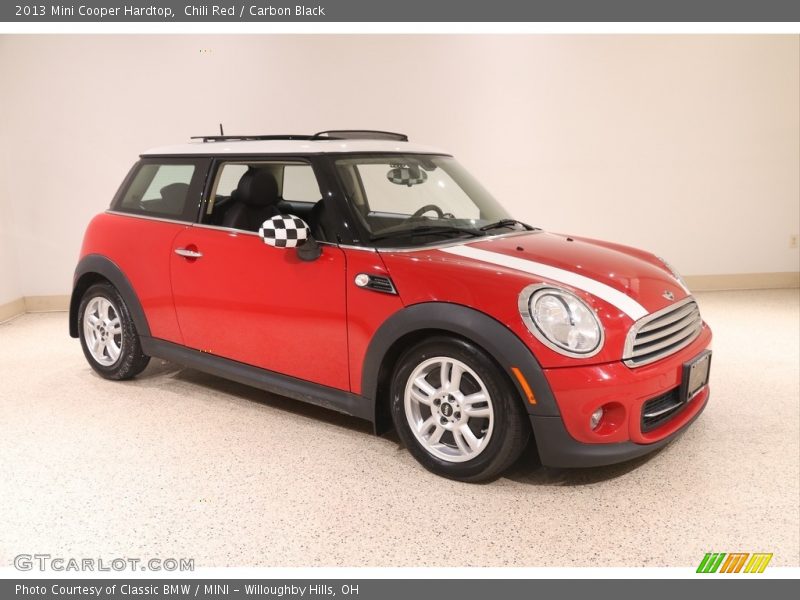 Chili Red / Carbon Black 2013 Mini Cooper Hardtop