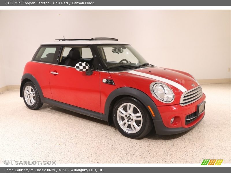 Chili Red / Carbon Black 2013 Mini Cooper Hardtop