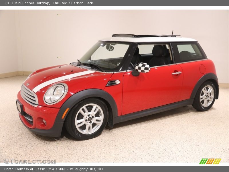 Chili Red / Carbon Black 2013 Mini Cooper Hardtop