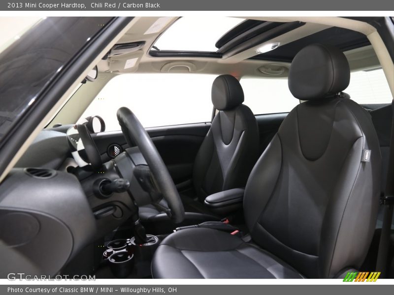 Chili Red / Carbon Black 2013 Mini Cooper Hardtop