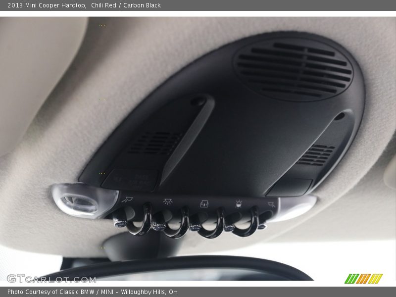 Chili Red / Carbon Black 2013 Mini Cooper Hardtop