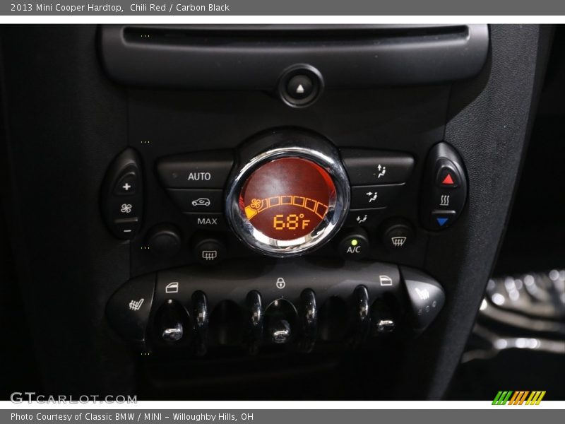 Chili Red / Carbon Black 2013 Mini Cooper Hardtop