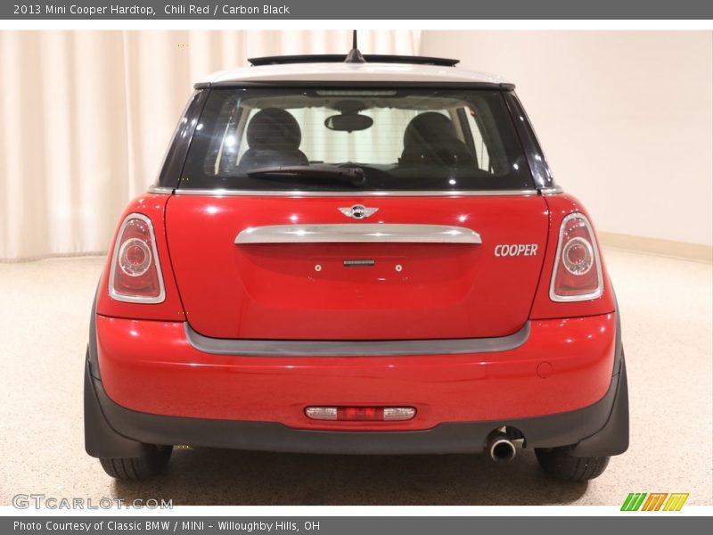 Chili Red / Carbon Black 2013 Mini Cooper Hardtop