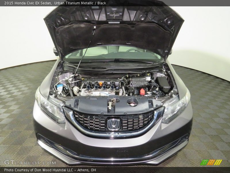 Urban Titanium Metallic / Black 2015 Honda Civic EX Sedan