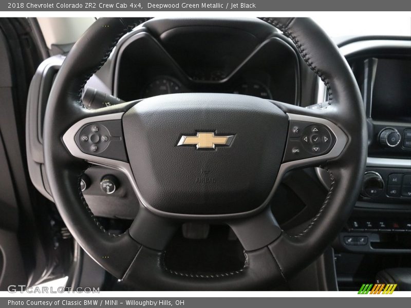 Deepwood Green Metallic / Jet Black 2018 Chevrolet Colorado ZR2 Crew Cab 4x4