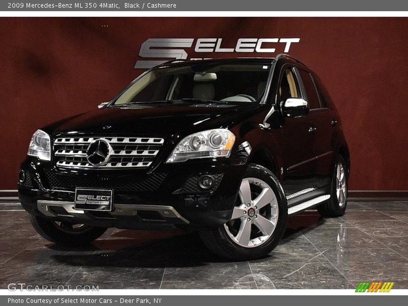 Black / Cashmere 2009 Mercedes-Benz ML 350 4Matic