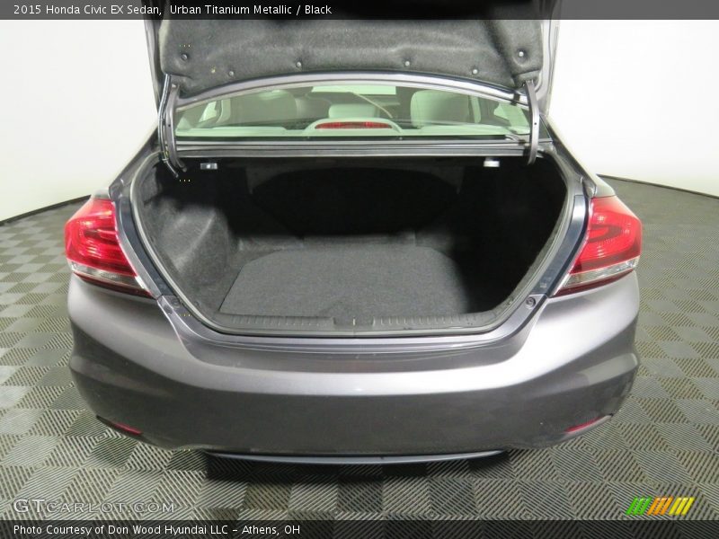 Urban Titanium Metallic / Black 2015 Honda Civic EX Sedan