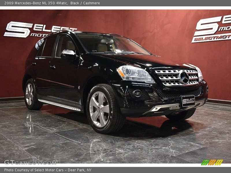 Black / Cashmere 2009 Mercedes-Benz ML 350 4Matic