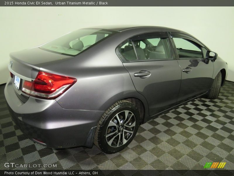 Urban Titanium Metallic / Black 2015 Honda Civic EX Sedan
