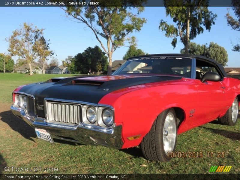 Rallye Red / Black 1970 Oldsmobile 442 Convertible