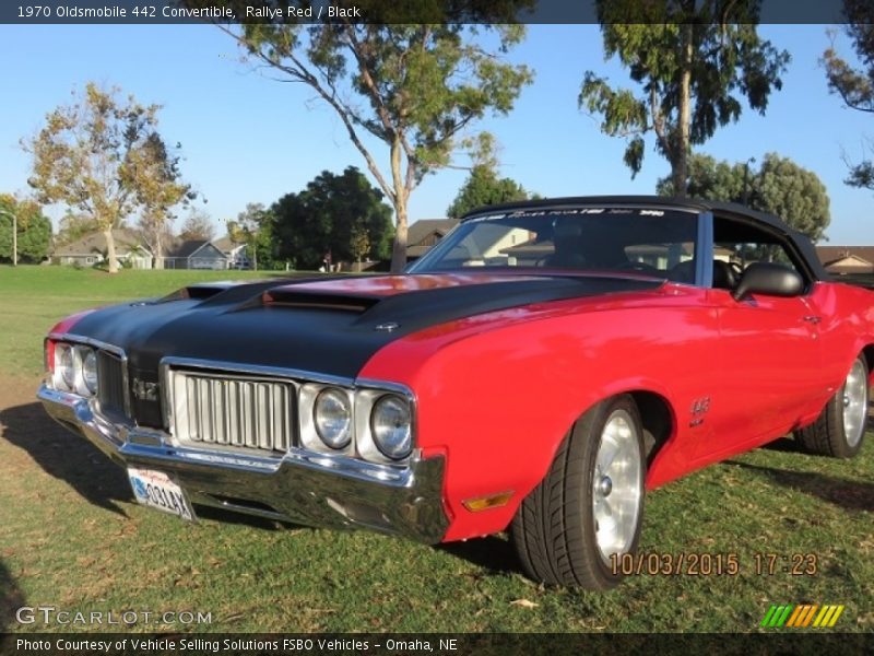 Rallye Red / Black 1970 Oldsmobile 442 Convertible