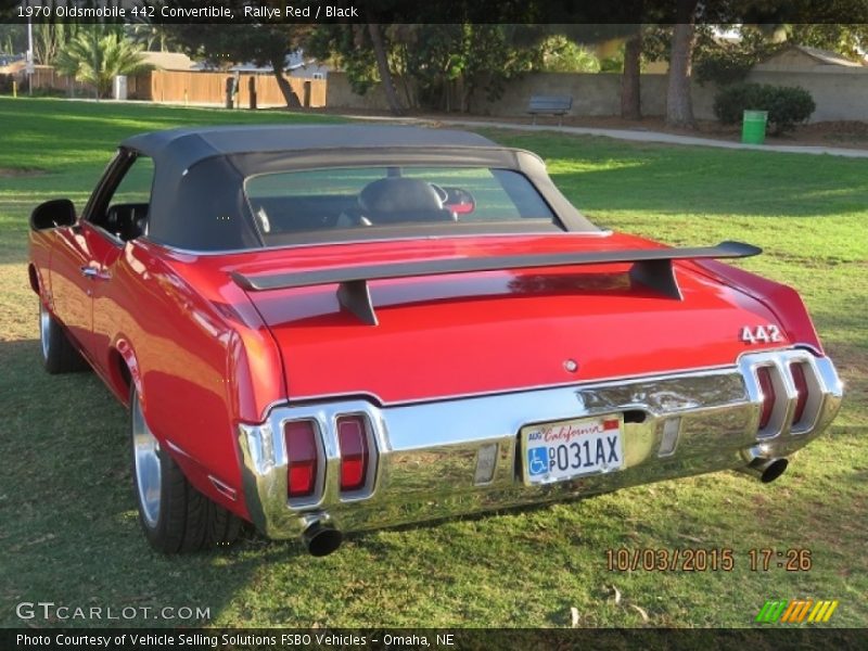 Rallye Red / Black 1970 Oldsmobile 442 Convertible