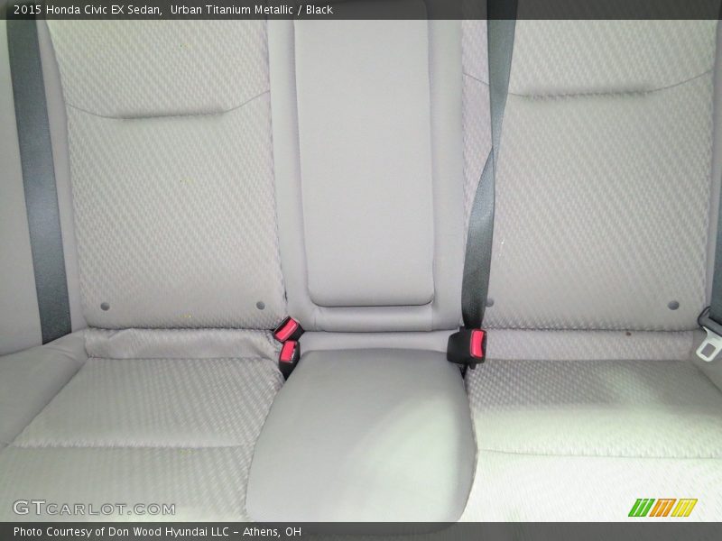 Urban Titanium Metallic / Black 2015 Honda Civic EX Sedan